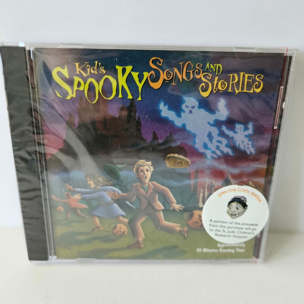 Vtg Kids Spooky Songs and Stories NEW SEALED‎ CD Halloween Robert Walsh